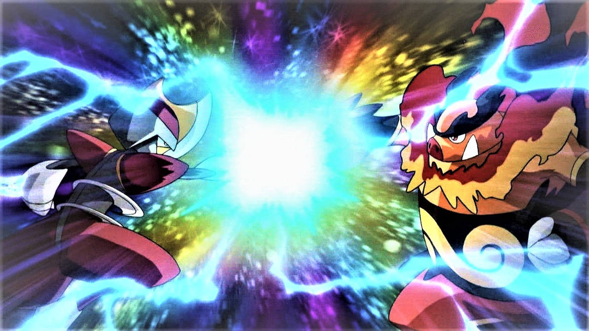 Bisharp vs Emboar by Pokemonsketchartist on DeviantArt