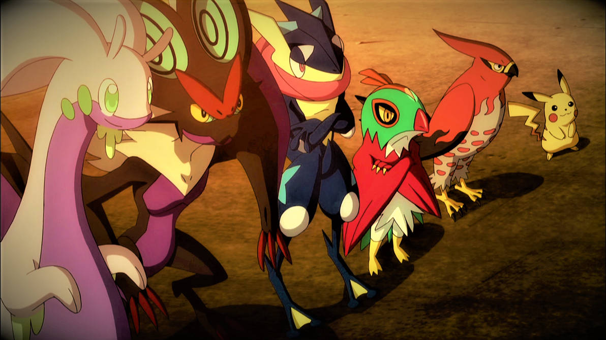 Ash's Kalos League team for the final rounds by Pokemonsketchartist on ...