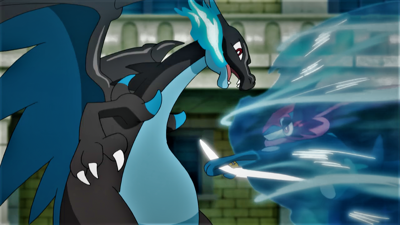 Pokemon Mega Charizard X (with cuts and plugs)