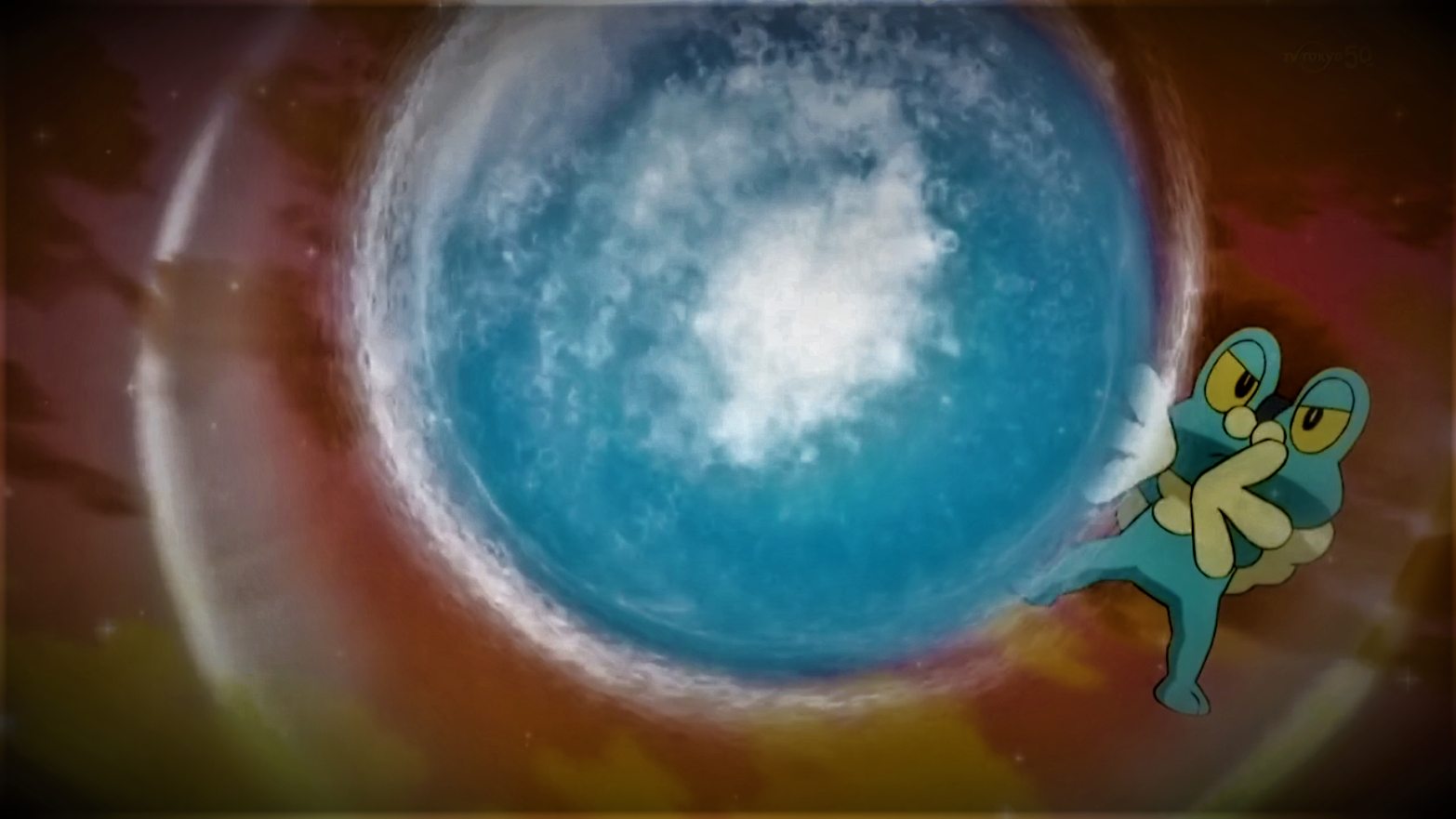 Frakey Froakie's Water Pulse by Pokemonsketchartist on DeviantArt