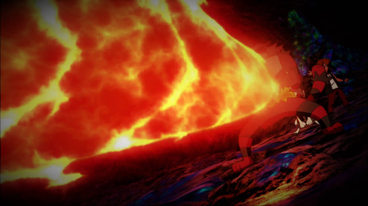 Cross' Incineroar using Flamethrower by Pokemonsketchartist on DeviantArt