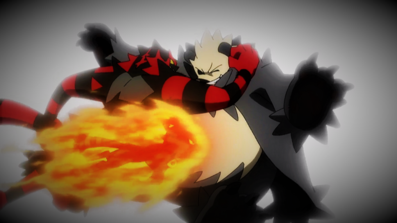 Go Pangorol Go Incineroar! Use Fire Punch! Use Mega Punch Use Fire Punch! -  iFunny