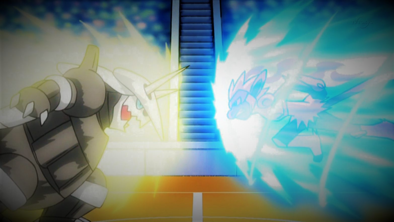 Aggron's Double-Edge by Pokemonsketchartist on DeviantArt