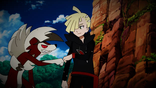 Gladion and Lycanroc on LycanrocFans - DeviantArt