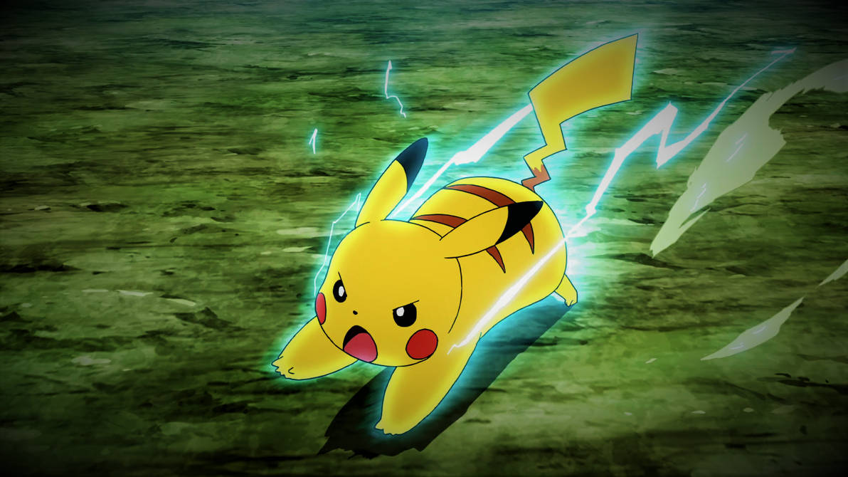 Pikachu's Quick Attack by Pokemonsketchartist on DeviantArt