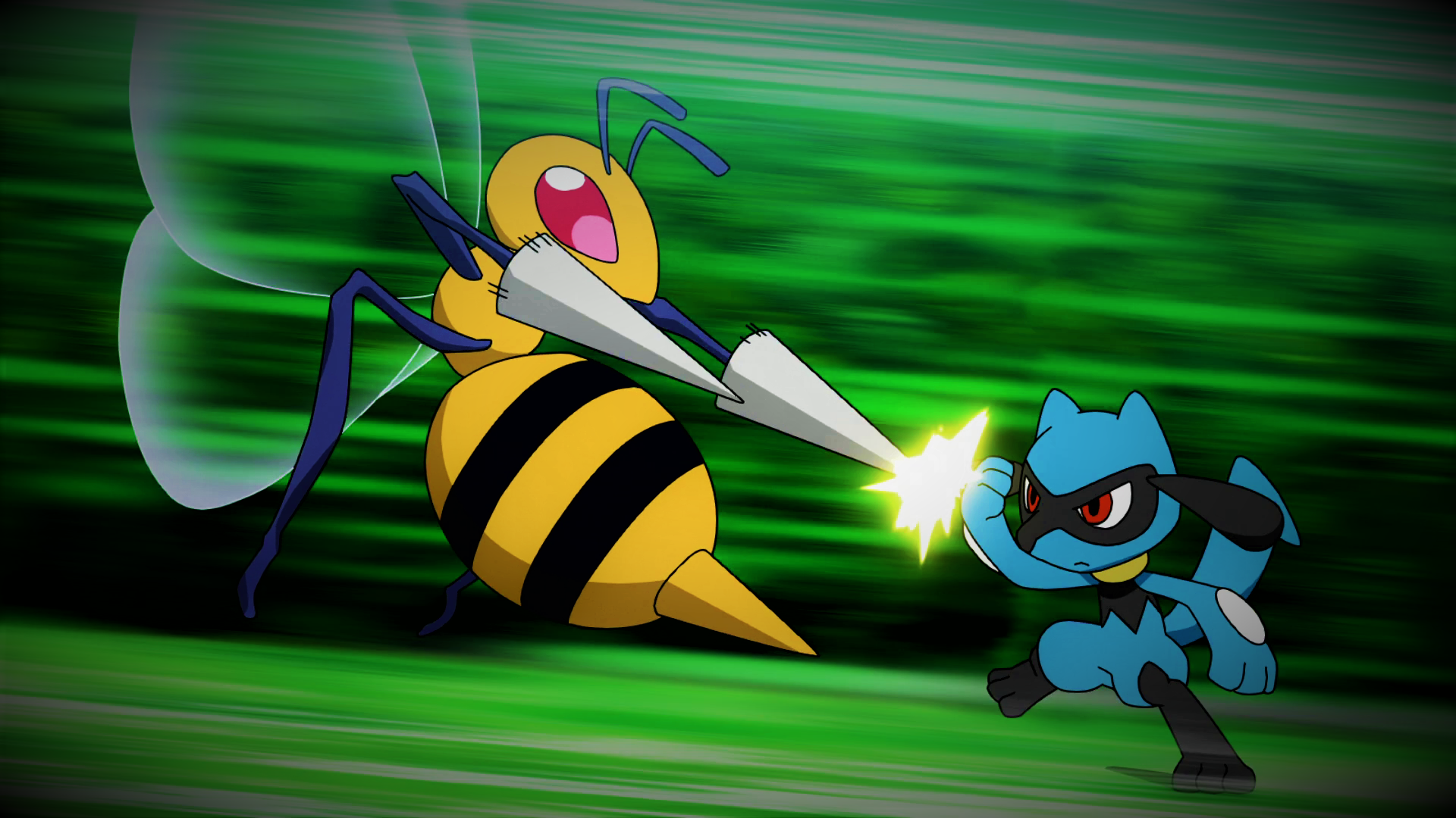 Beedrill's Twineedle by Pokemonsketchartist on DeviantArt