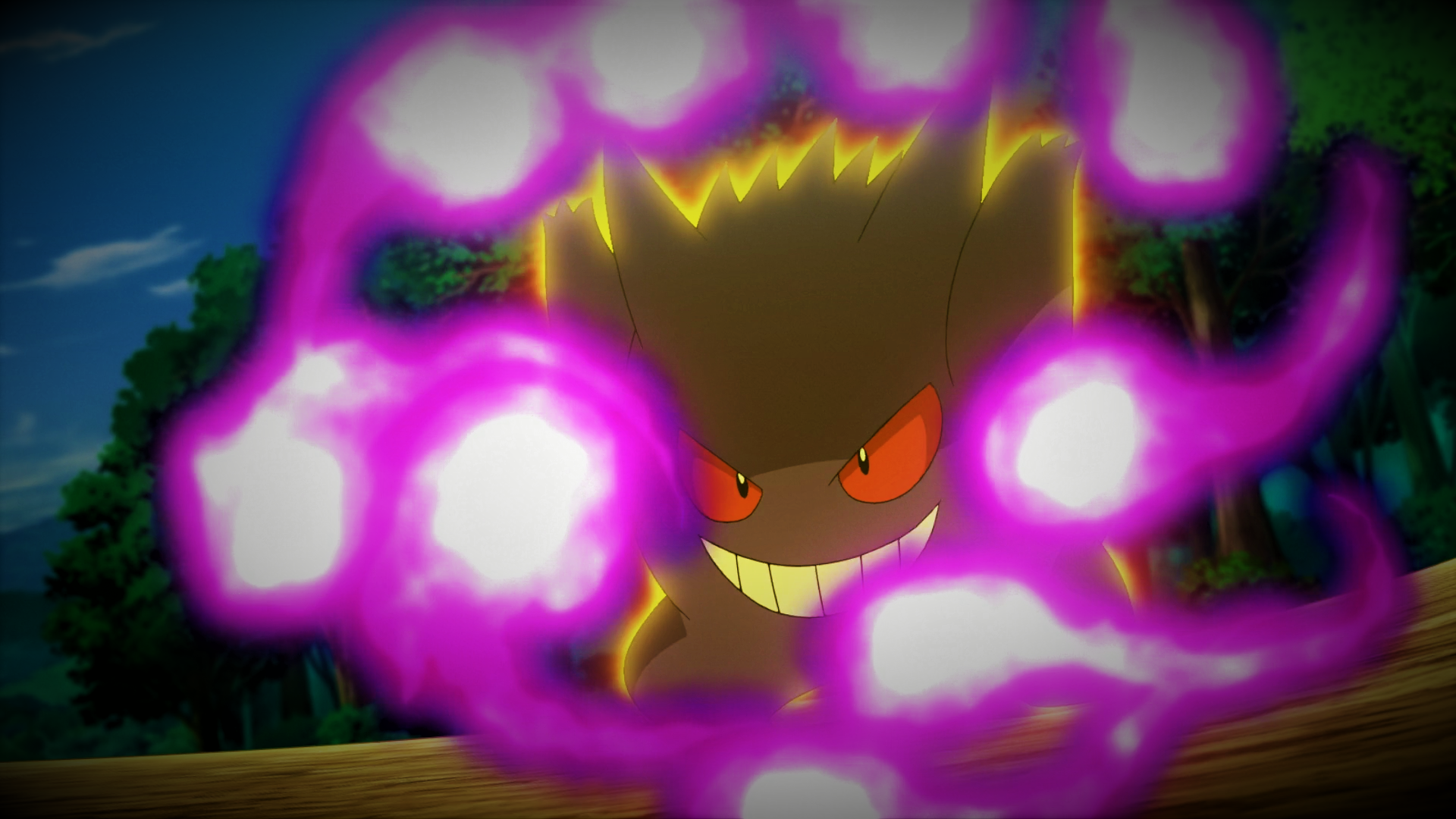 Mega Gengar (shiny) by Pokemonsketchartist on DeviantArt