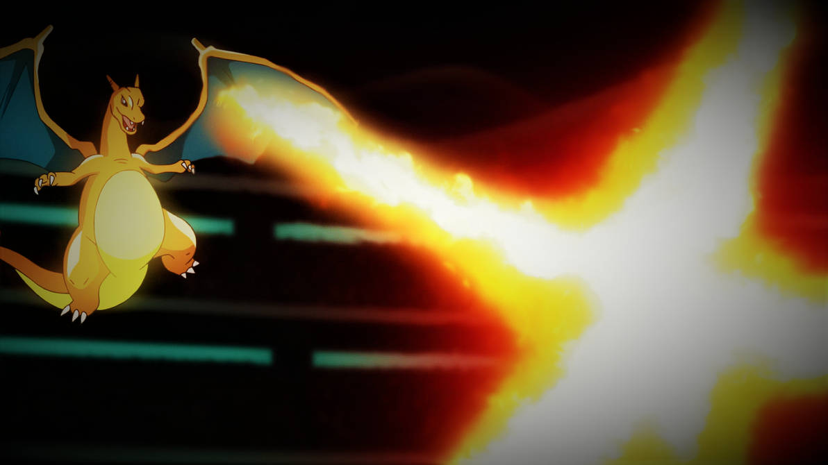 Charizard's Fire Blast by Pokemonsketchartist on DeviantArt