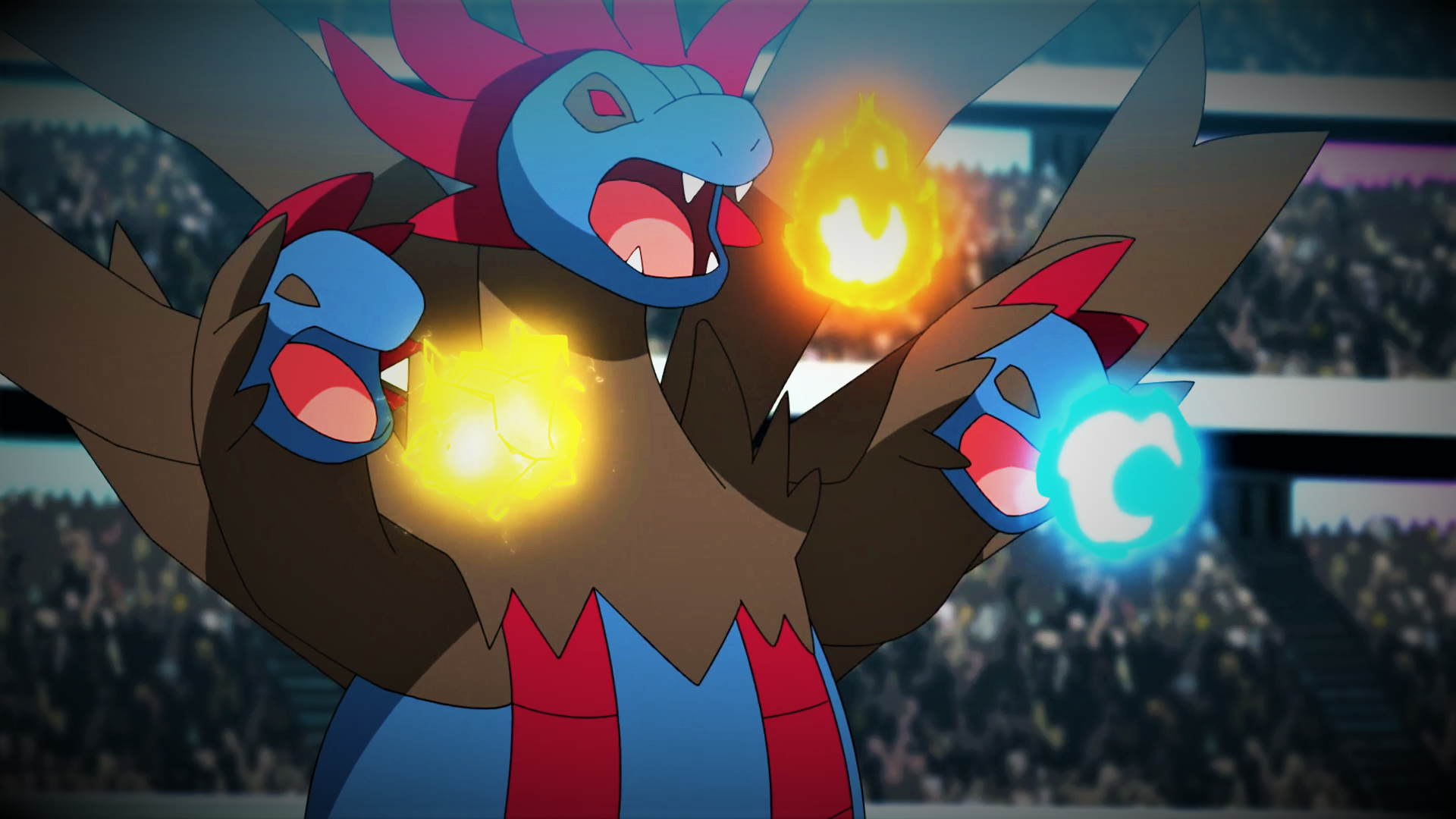 Pokemon Tri Hydreigon's Tri Attack by Pokemonsketchartist on DeviantArt