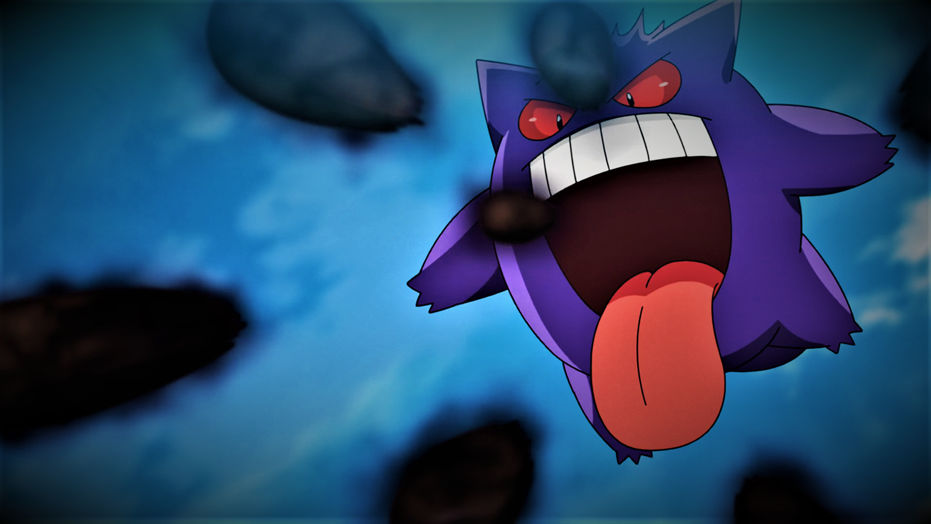 Mega Gengar (shiny) by Pokemonsketchartist on DeviantArt