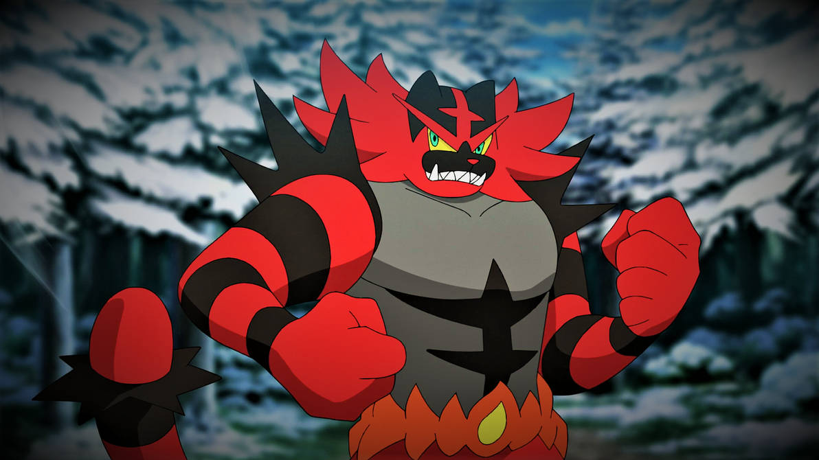 Ash's Incineroar by Pokemonsketchartist on DeviantArt
