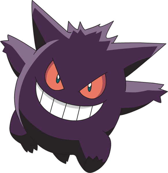 Gengar-Mega-Shiny XY anime by Pokemonsketchartist on DeviantArt