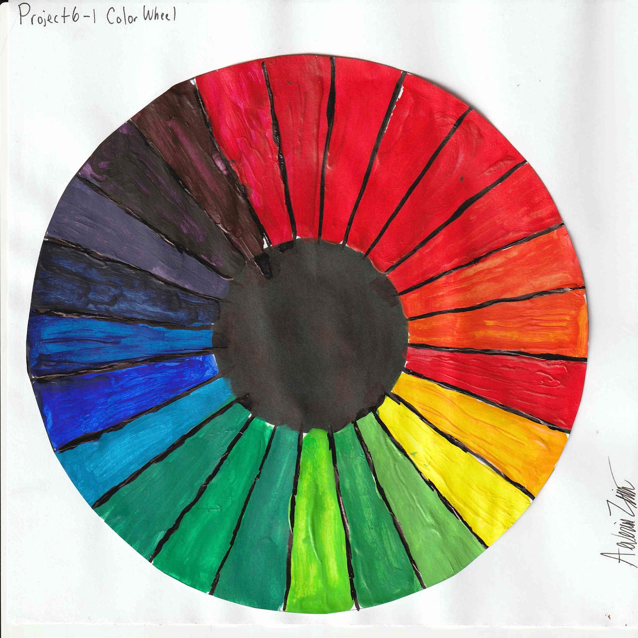 Color Wheel Painting by avazinn on DeviantArt