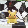 pikachu with black and white