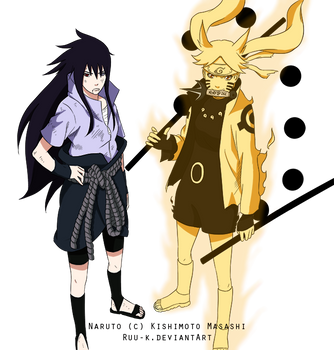 Naruto and Sasuke Gender bender
