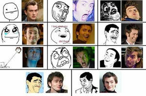 many memes- David Tennant- Doctor who.