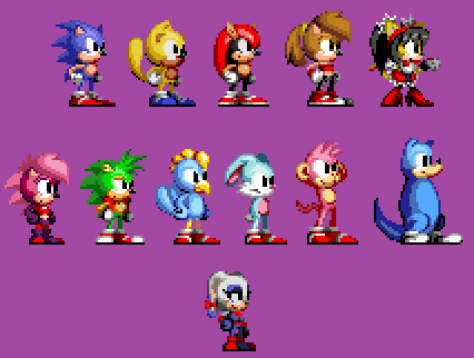 Sonic ATS/Mighty The Armadillo Sprite Sheet Remade by RedactedAccount on  DeviantArt