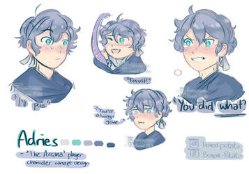 Adries! [The Arcana MC character concept]