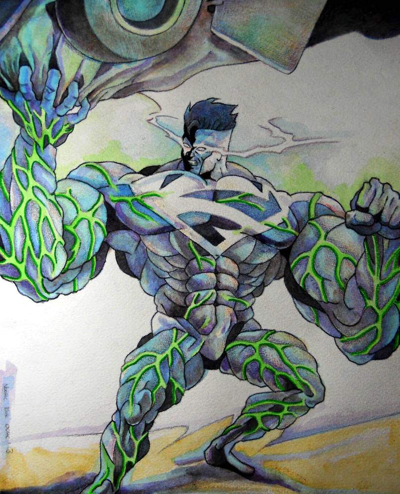 Superman Blue by choonchooart on DeviantArt