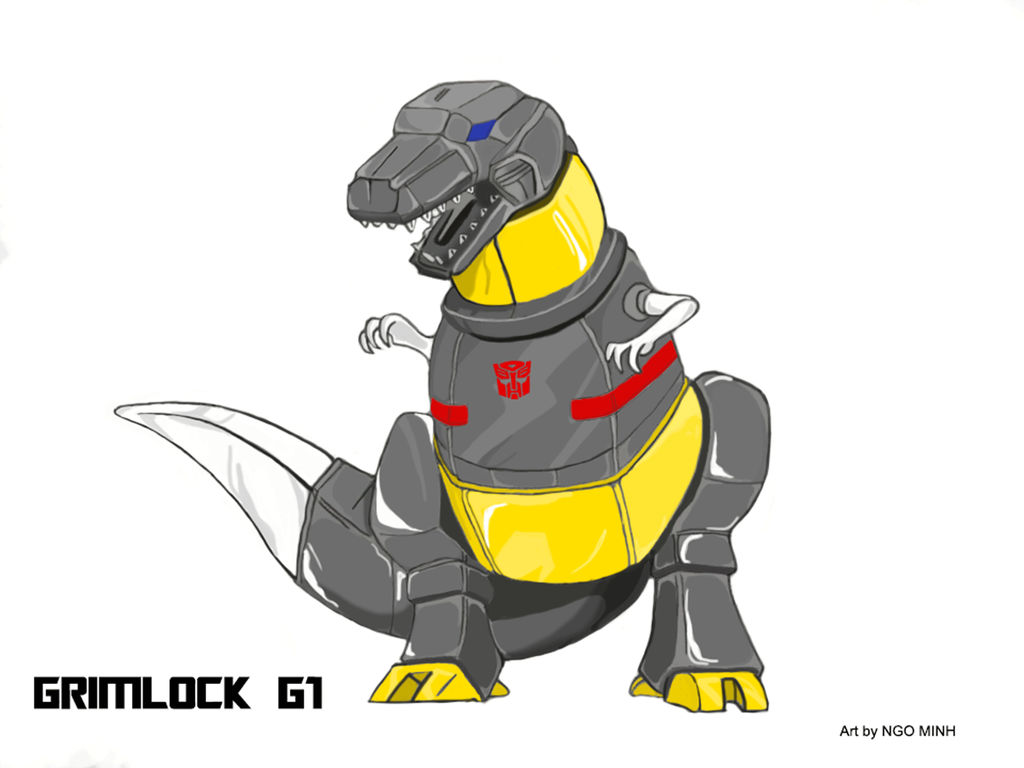 Power Ranger Grimlock Grimlock art by me by PrimeCullen on DeviantArt