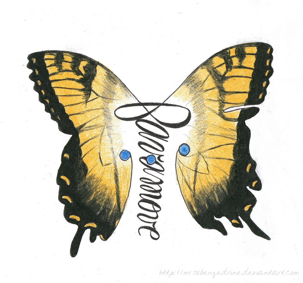 Paramore butterfly by mrsxbenzedrine on DeviantArt