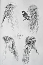 Daenerys Targaryen's hair