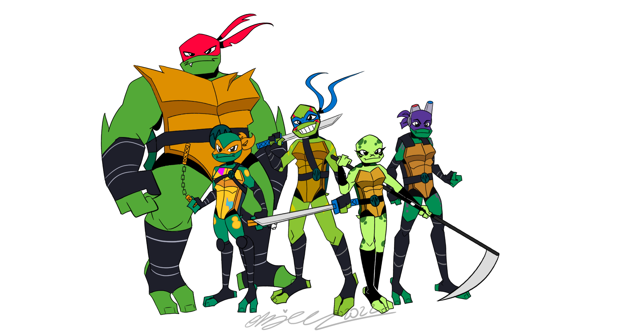 ROTTMNT Poster by 0hjeez on DeviantArt