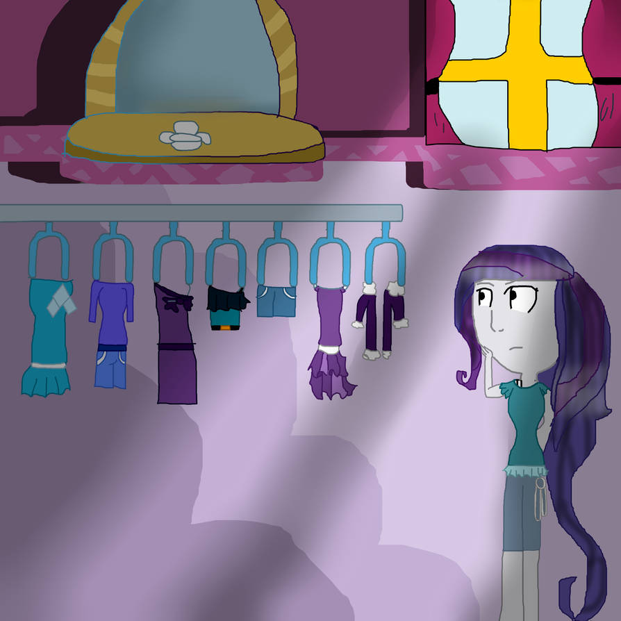 Mlp Rarity:Hmm,what should i wear today by iiVividz on DeviantArt