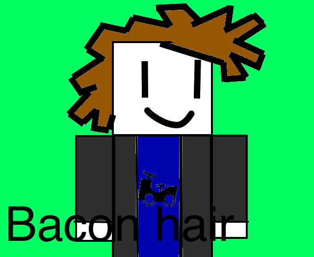 Roblox Bacon Hair drawing by PigeonRoblox on DeviantArt