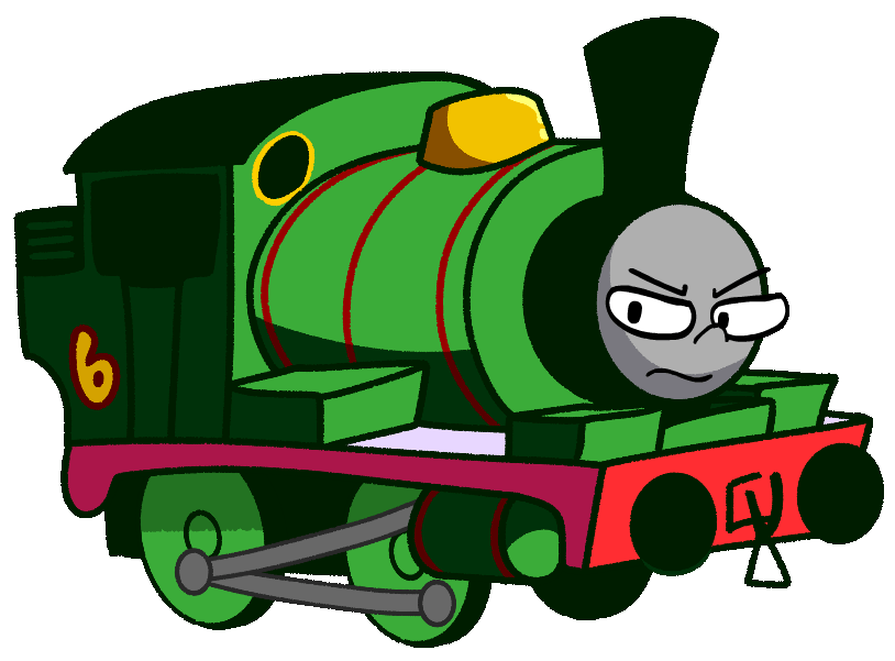 Percy the crazy engine by bandanawaddledee2138 on DeviantArt