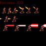 Pyroman Attack Sprite Sheet