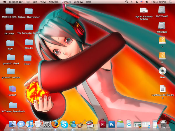 Current Background Mac - Miku