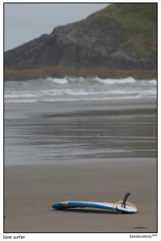 lone surfer