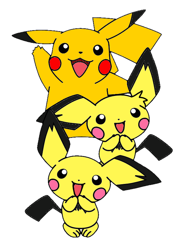 Pichachu Member Pikachu and the Pichu bros by sadeqe121 on DeviantArt