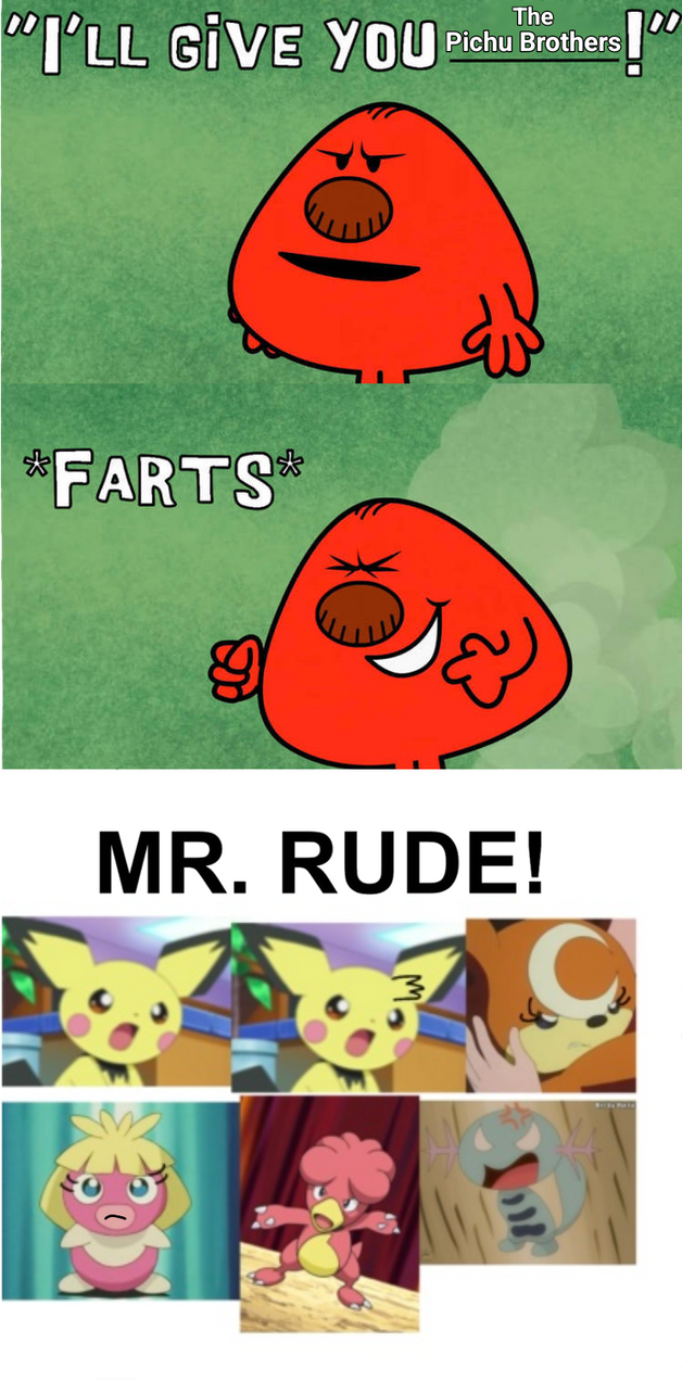 Pikachu Rude Pichu Brothers is Mr rude by sadeqe121 on DeviantArt