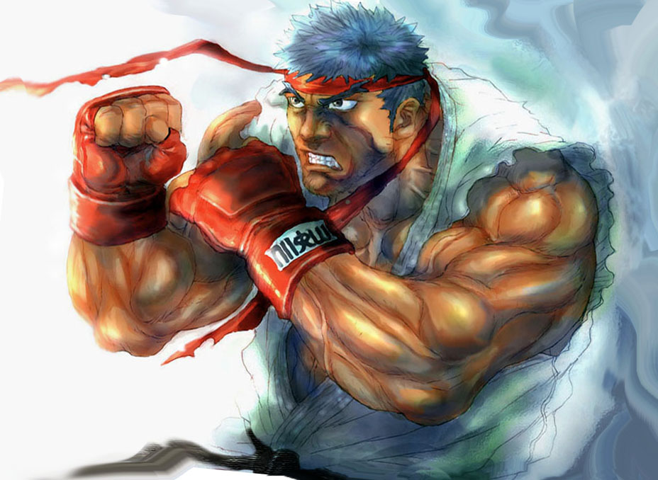 RYU colored by sagatt on DeviantArt