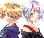 Piko And Len-render by KnightsWalker912