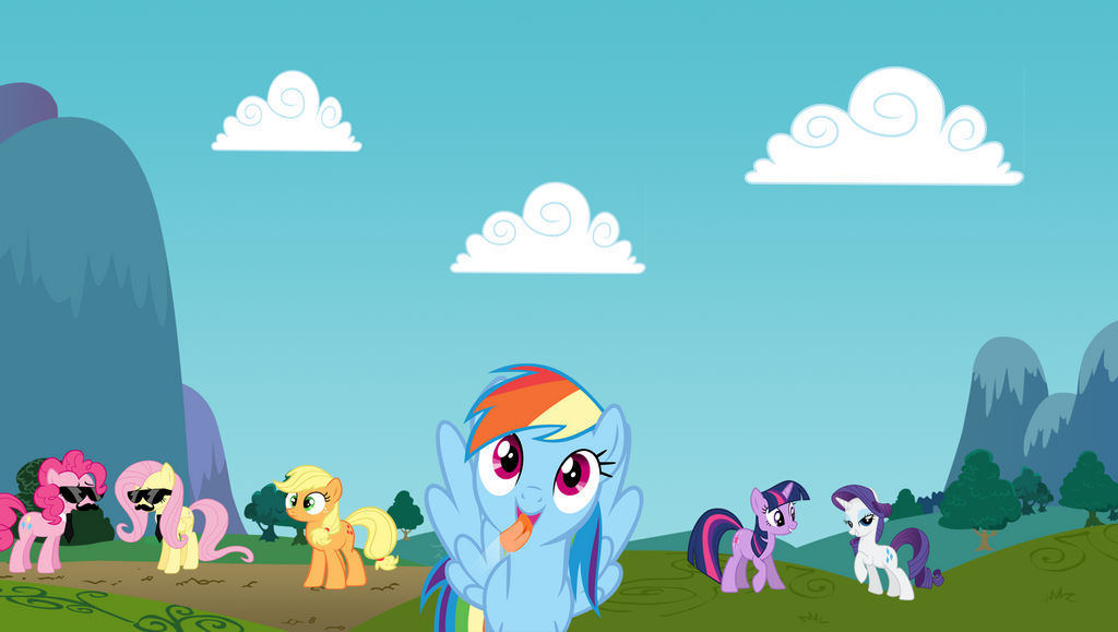 MLP background by MisterMonkey95 on DeviantArt
