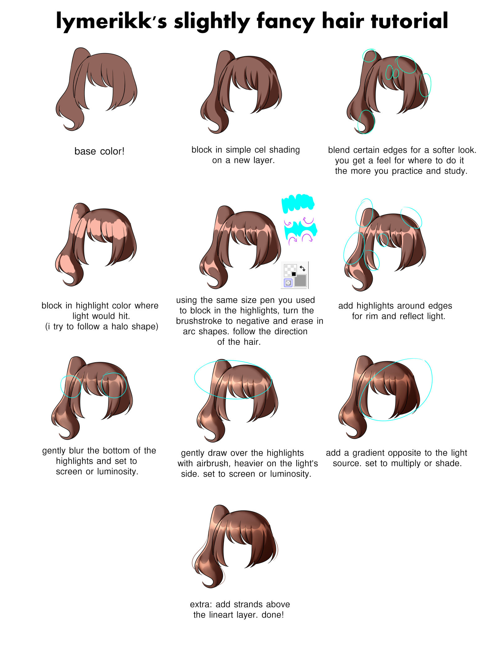 hair shading tutorial by lymerikk on DeviantArt