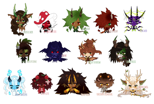 {CRYSTALKERS} forest minis 3/14 OPEN