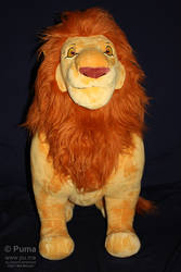 Lion King - Mufasa plush 2011