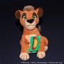 Lion King II - Kovu beanbag plush by Trudi - 1998