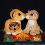 Lion King Kissing Simba and Nala Cubs by Mattel