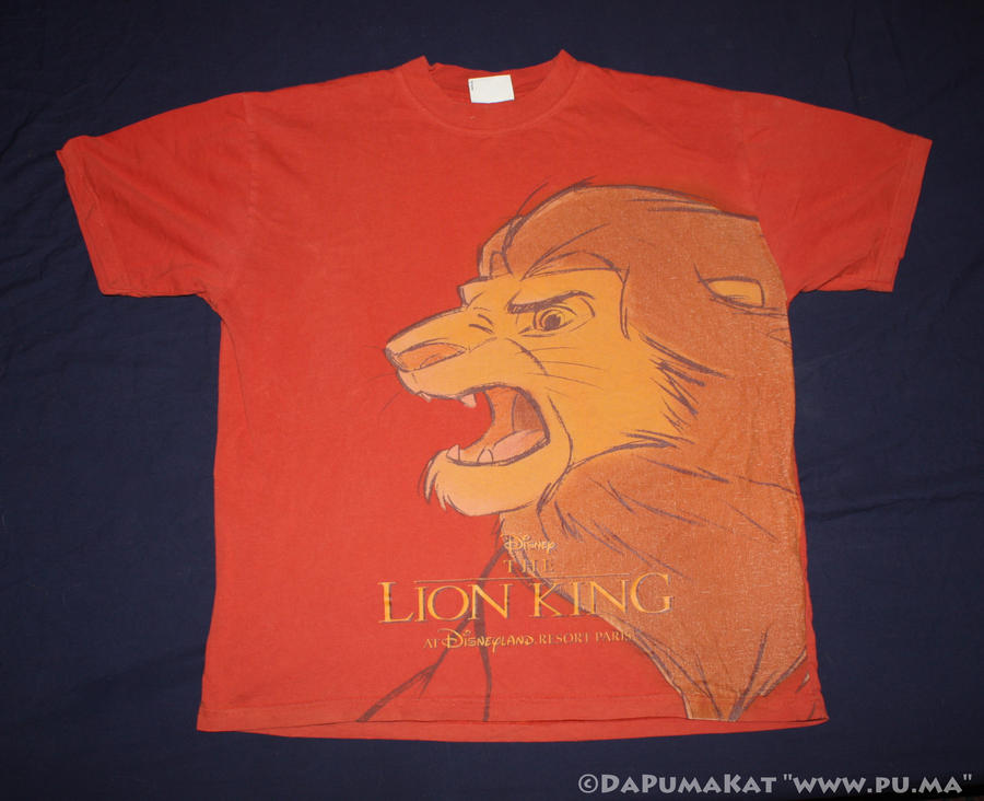 Disneyland Paris - Lion King adult Simba T-shirt by dapumakat on DeviantArt