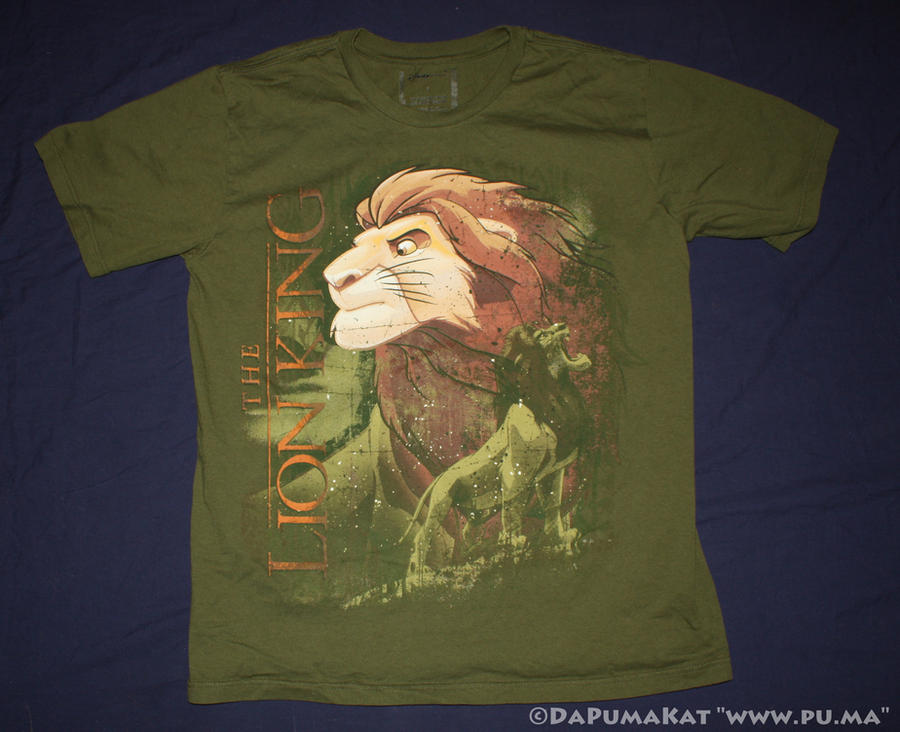 The Lion King - Disneystore 2012 Adult Simba shirt by dapumakat on ...