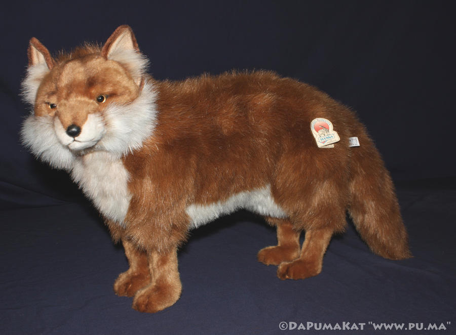 Hansa - Large Red Fox plush