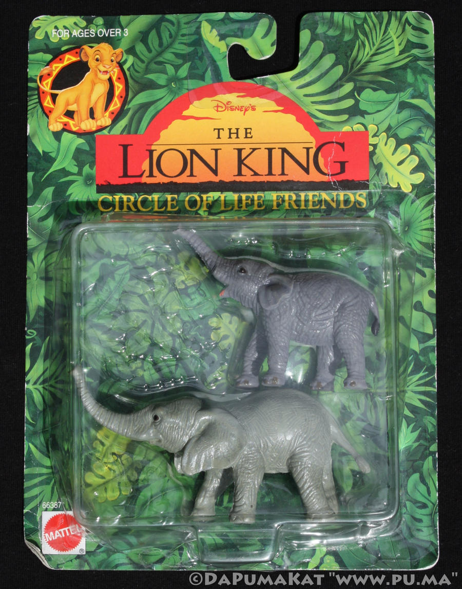 The Lion King - Circle of Life Figures - Elephants by dapumakat