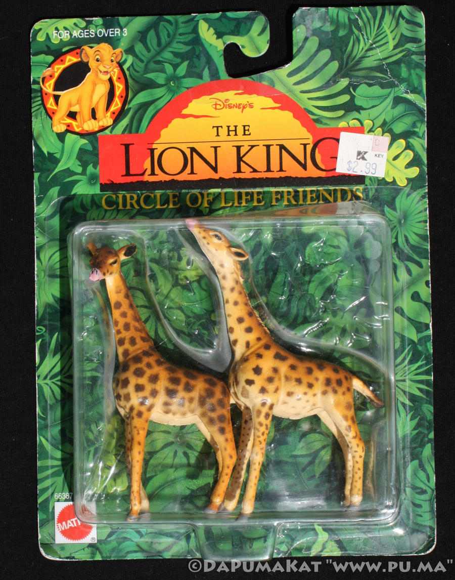 The Lion King - Circle of Life Figures - Giraffes by dapumakat
