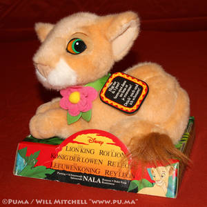 The Lion King - Purring baby Nala plush by Mattel