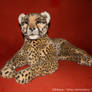 Large Cheetah plush by Jouets Berger from France